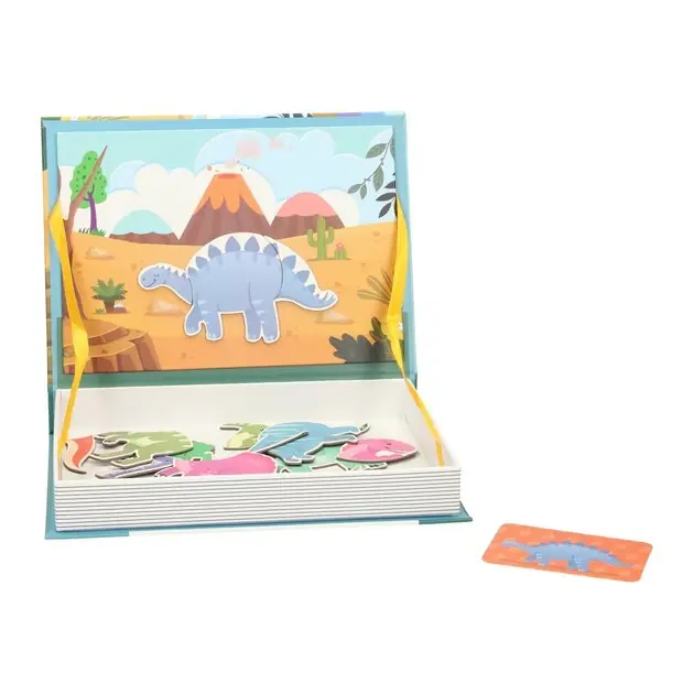 Magnetisch Boek - Dinosaurus, 36dlg. Gereduceerde Prijs