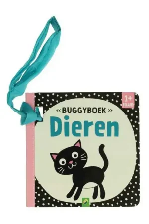 Buggyboek Dieren Contrast Flitsaanbieding