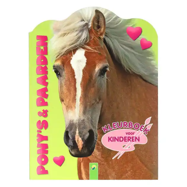 Meest Verkocht Kleurboek voor Kinderen Pony's en Paarden, 96pag