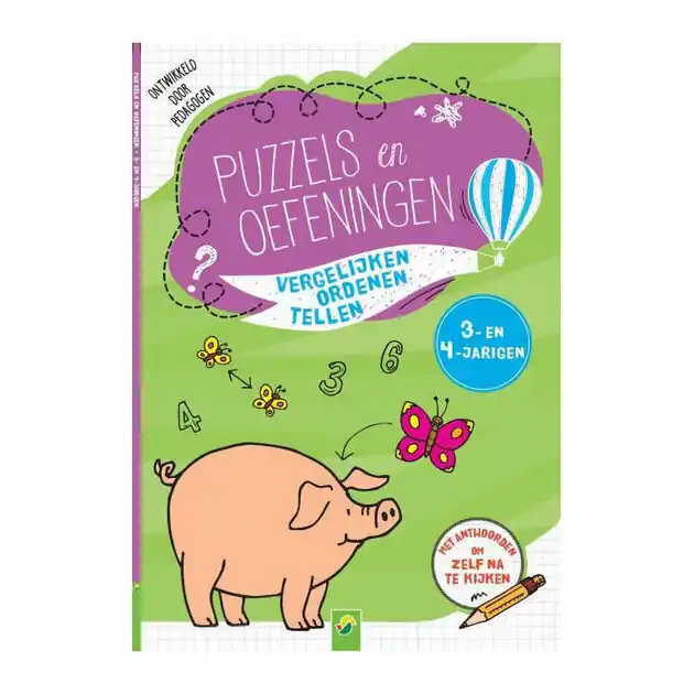 Exclusieve Aanbieding Puzzels en Oefeningen - 3-4 Jaar