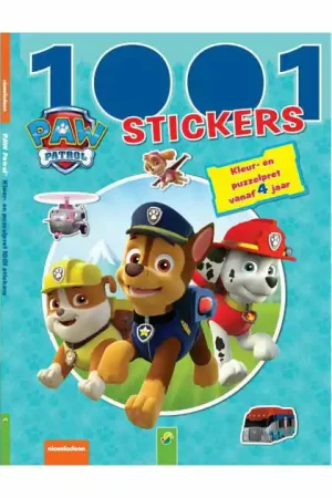 1001 Stickerboek PAW Patrol Alleen Vandaag