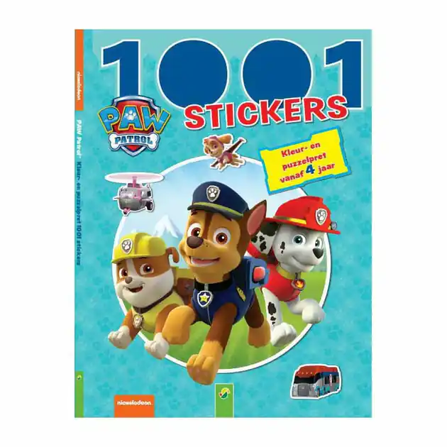 1001 Stickerboek PAW Patrol Alleen Vandaag