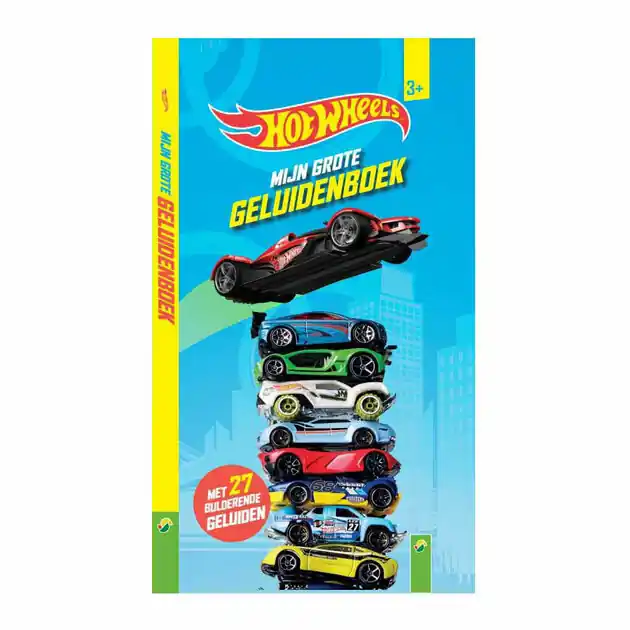 Mijn Grote Geluidenboek Hot Wheels - met 27 Geluiden Speciale Aanbieding
