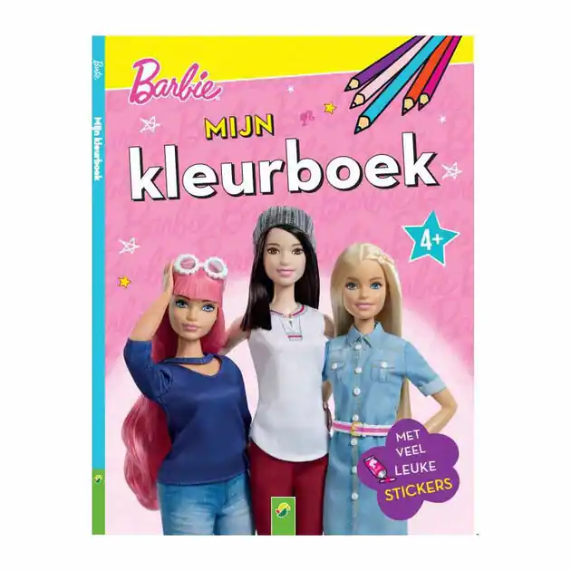 Mijn Kleurboek met Stickers - Barbie Gratis Retour
