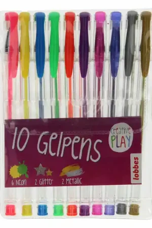 Lobbes Gelpennen, 10st. Koop Vandaag