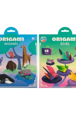 Origami 19,5x19,5cm - 12 Vellen en 18 Designs Actieprijs
