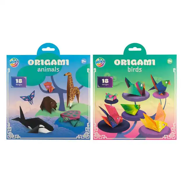 Origami 19,5x19,5cm - 12 Vellen en 18 Designs Actieprijs