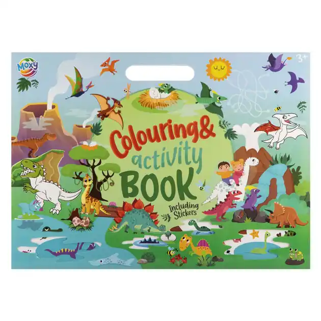 Premium Kleur- & Activiteitenboek incl. Stickers 25 Vellen - Groen