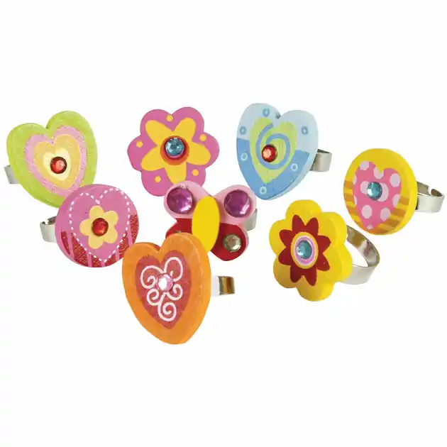 Must-Have Fleurige Houten Ring