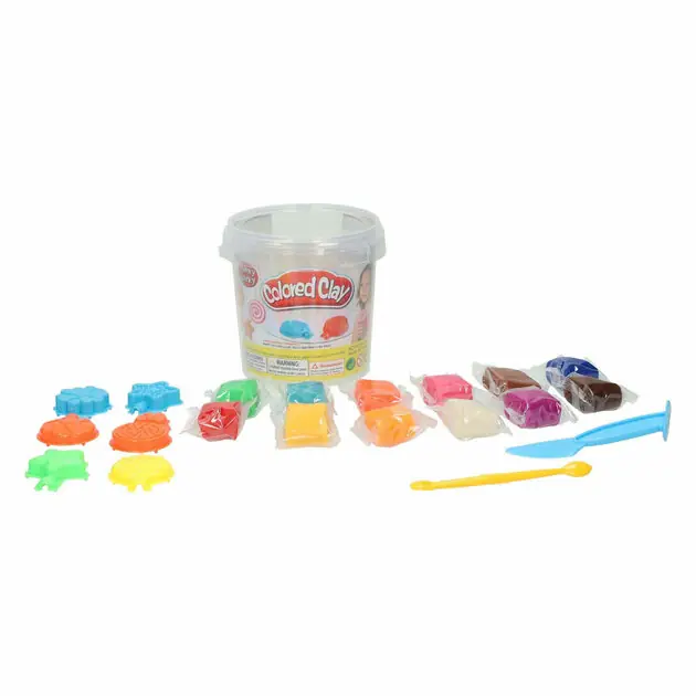 Kleiset in Opbergbox Lolly's Maken - 12 Kleuren Klei Rechtstreeks Van De Fabrikant