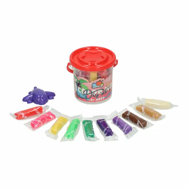 Koopje Kleisetje in Ton - 9 Kleuren Klei - 13dlg.