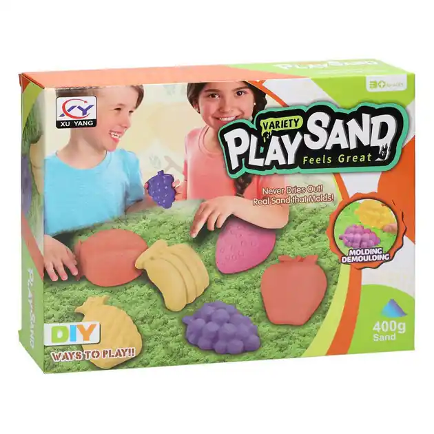 Speelzand Fruit, 400gr Korting