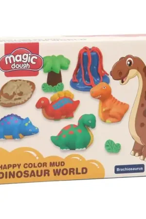Hete Deal Kleisetje Dino's - 4 Kleuren Klei