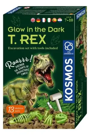 Kosmos Glow in the Dark T-Rex Bikken Gecertificeerd