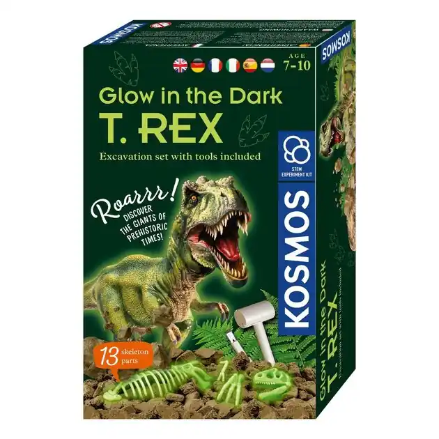 Kosmos Glow in the Dark T-Rex Bikken Gecertificeerd