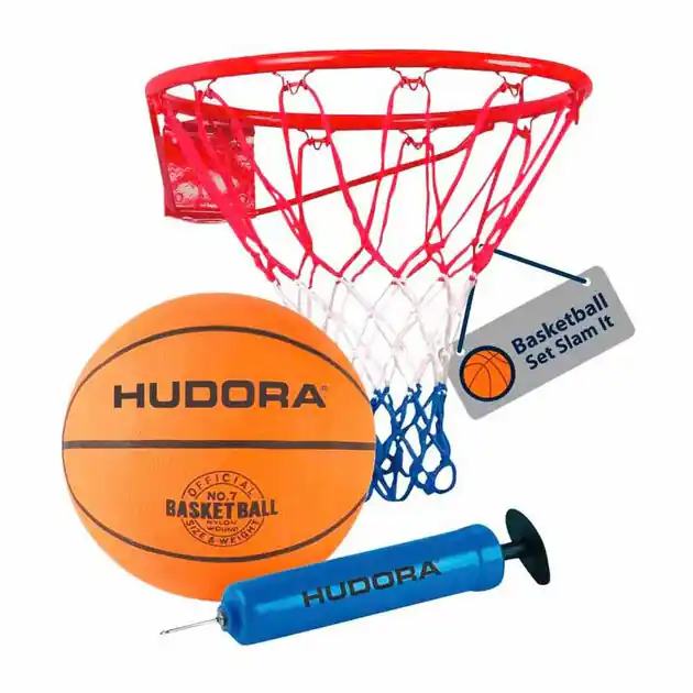 Meest Verkocht Hudora Basketbal Set Slam It, 3dlg.