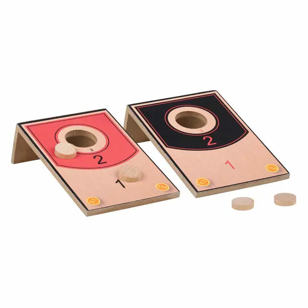 Uitverkoop Houten Tafel Cornhole, 2 spelers