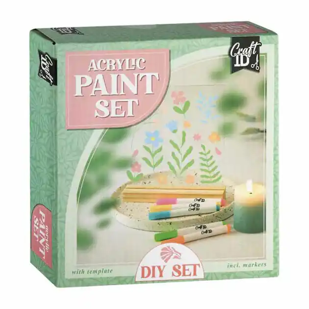 Koop Online Tegel Schilderen Bloemen - incl. 5 Acrylmarkers