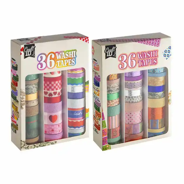 Beperkt Aanbod Washi Tape Set 3m - 36st.