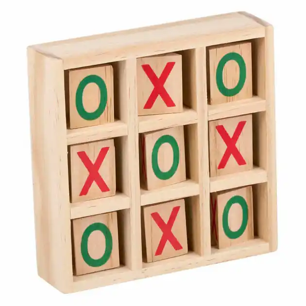 Houten Boter Kaas en Eieren Spel Finale Uitverkoop