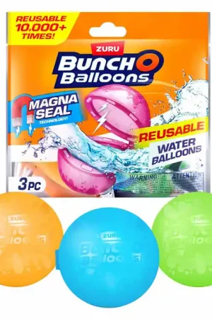 Laatste Versie ZURU Bunch-o-Balloons Herbruikbare Magnetische Waterballonnen, 3-pack