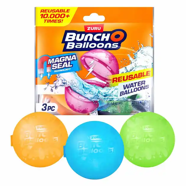 Laatste Versie ZURU Bunch-o-Balloons Herbruikbare Magnetische Waterballonnen, 3-pack