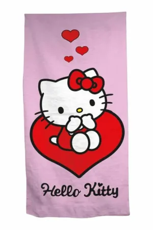Bestel Nu Hello Kitty Strandlaken Hart - 70x140 cm