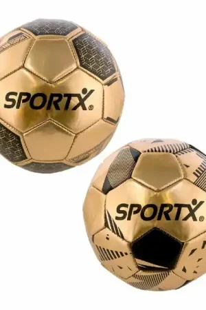 Laatste Versie SportX Mini Voetbal Gold Metallic 2ass 160-180gr.