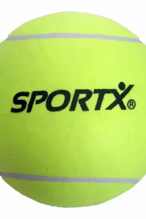 Seizoensaanbieding SportX Jumbo Tennisbal XL Geel, 22cm