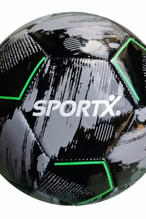 SportX Voetbal Grey Black 330-350gr Weekendaanbieding