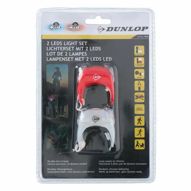 Dunlop Fietslampenset, 2dlg. Favoriet