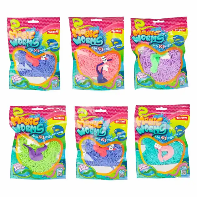 Magic Wormen met grote Magische Worm - 50gr. Populair
