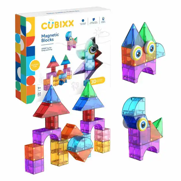 Cubixx Magnetische Bouwspeelgoed - 22dlg. Favoriet
