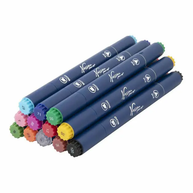 Nassau Ronde Dual Markers - 12st. Shop Nu