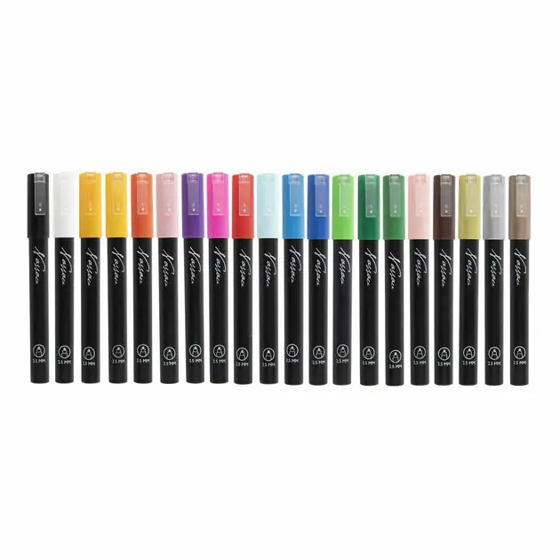 Uitverkoop Nassau Acryl Markerset - 20st.