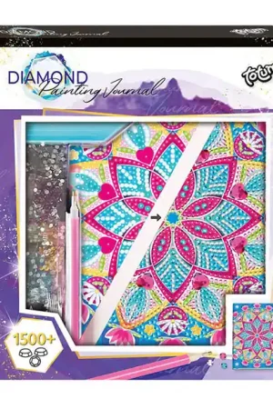 Diamond Painting Notitieboek Mandala 1500+ steentjes Favoriet