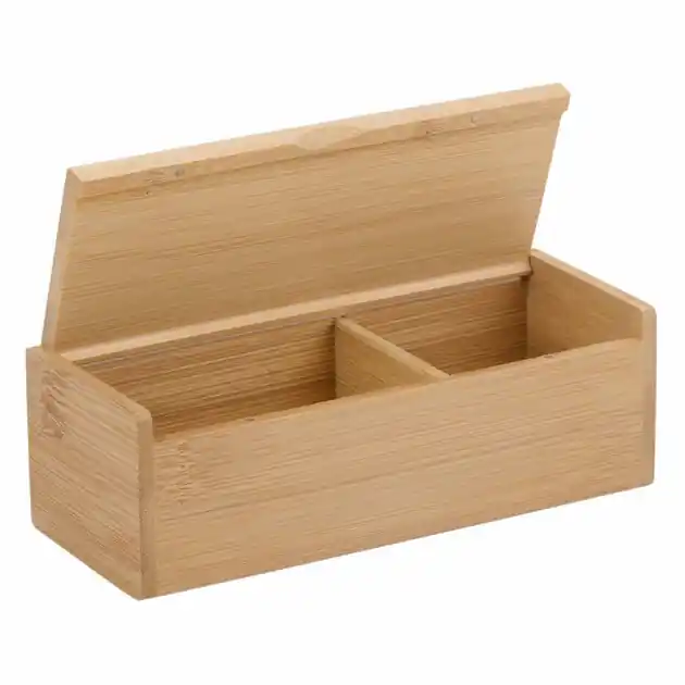 Meest Verkocht Houten Opbergdoos met Deksel, 16,5x6,5cm