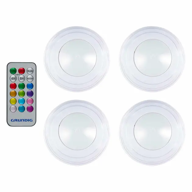 Beste Prijs Kleurveranderende Draadloze Ledlamp, Set van 4