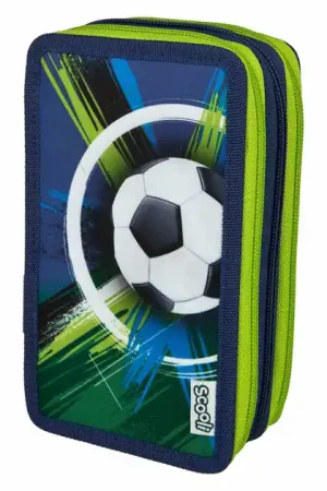 Drievaks Etui Voetbal Exclusieve Aanbieding
