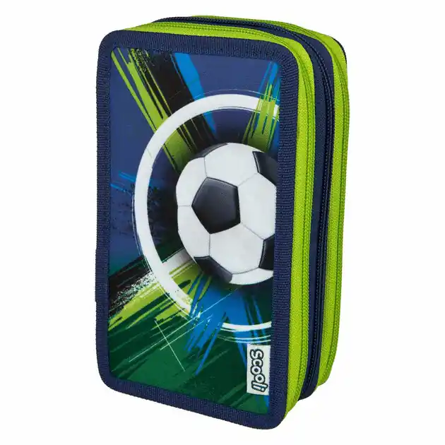 Drievaks Etui Voetbal Exclusieve Aanbieding
