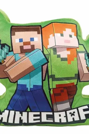 Minecraft Kussen - 34x35cm Gecertificeerd