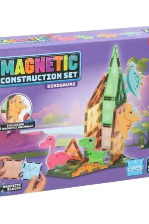 Bouwset Magneetpanelen met Dinosaurussen - 19dlg Fabrieksprijs
