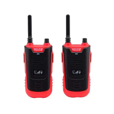 Walkie Talkie - 300 meter bereik, Rood Korting