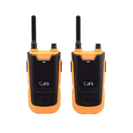 Direct Beschikbaar Walkie Talkie - 300 meter bereik, Oranje