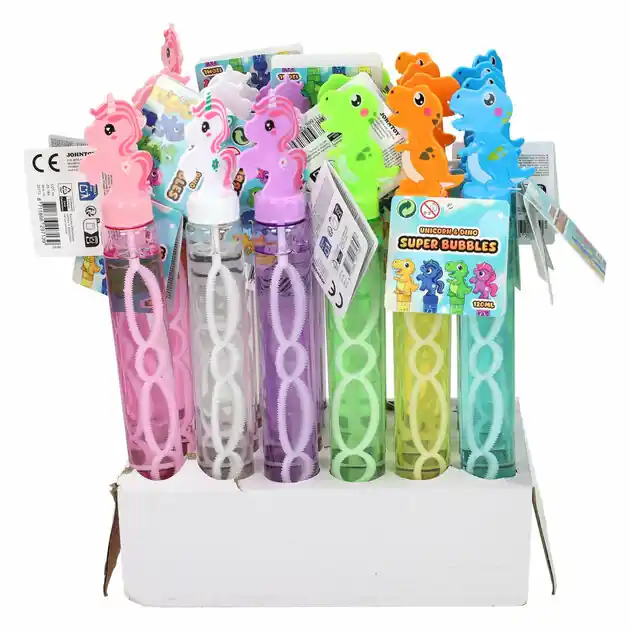 Koop Online Bellenblaas Eenhoorn en Dinosaurus 118ml - 24st.