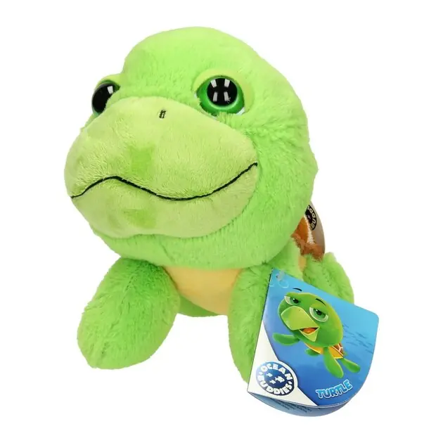 Knuffel Big Head Pluche Schildpad, 21cm Veilige Betaling