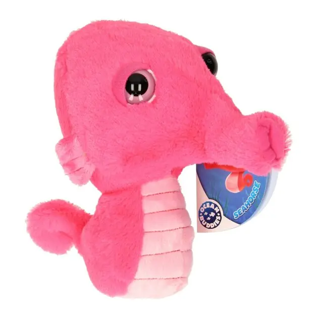 Knuffel Big Head Pluche Zeepaard, 22cm Laatste Versie