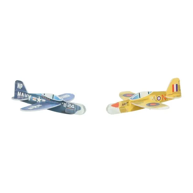 3D Foam Vliegtuig 9cm - 2st. Bestel Nu