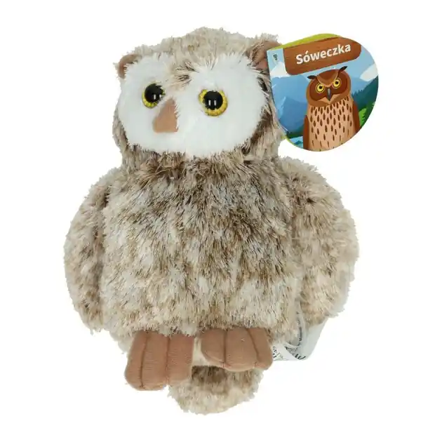 Snelle Levering Pluche Knuffel Uil - 20cm.