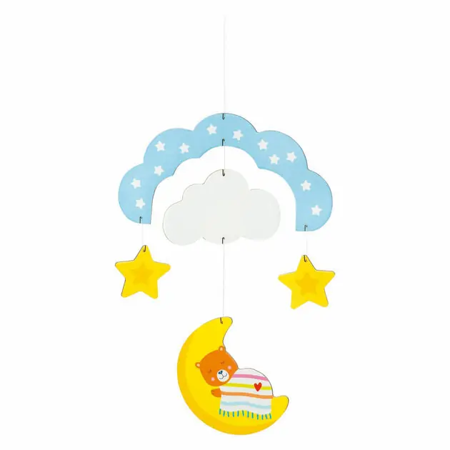 Goki Houten Mobiel Reis door de Nacht Gecertificeerd